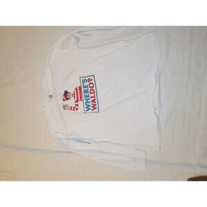 VTG Where's Waldo Long Sleeve White T-Shirt Mens Extra Large